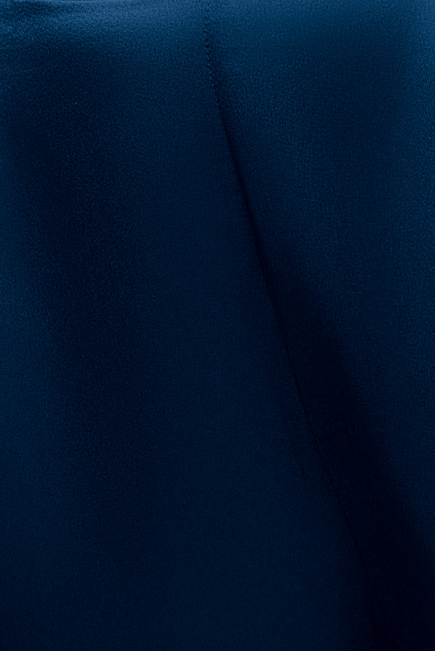 Cut Out Satin Jumpsuit - Navy TR309