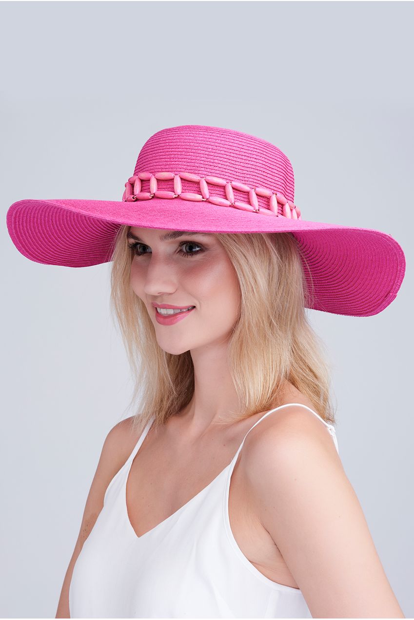 Tulum Hat - Hot Pink TUL010-PIN007-0