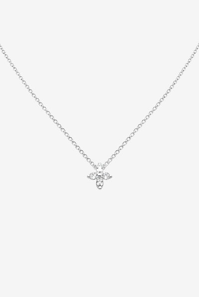 Silver - Kinmokusei Silver Floral Pendant Necklace by Uchi & Soto