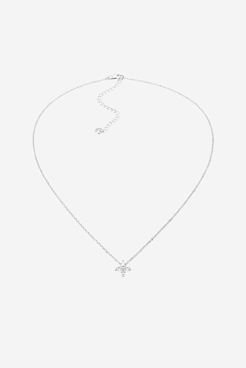 Kinmokusei Silver Floral Pendant Necklace US01-10222