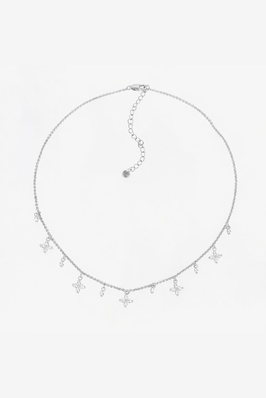 Kinmokusei Silver Floral Necklace US01-10246