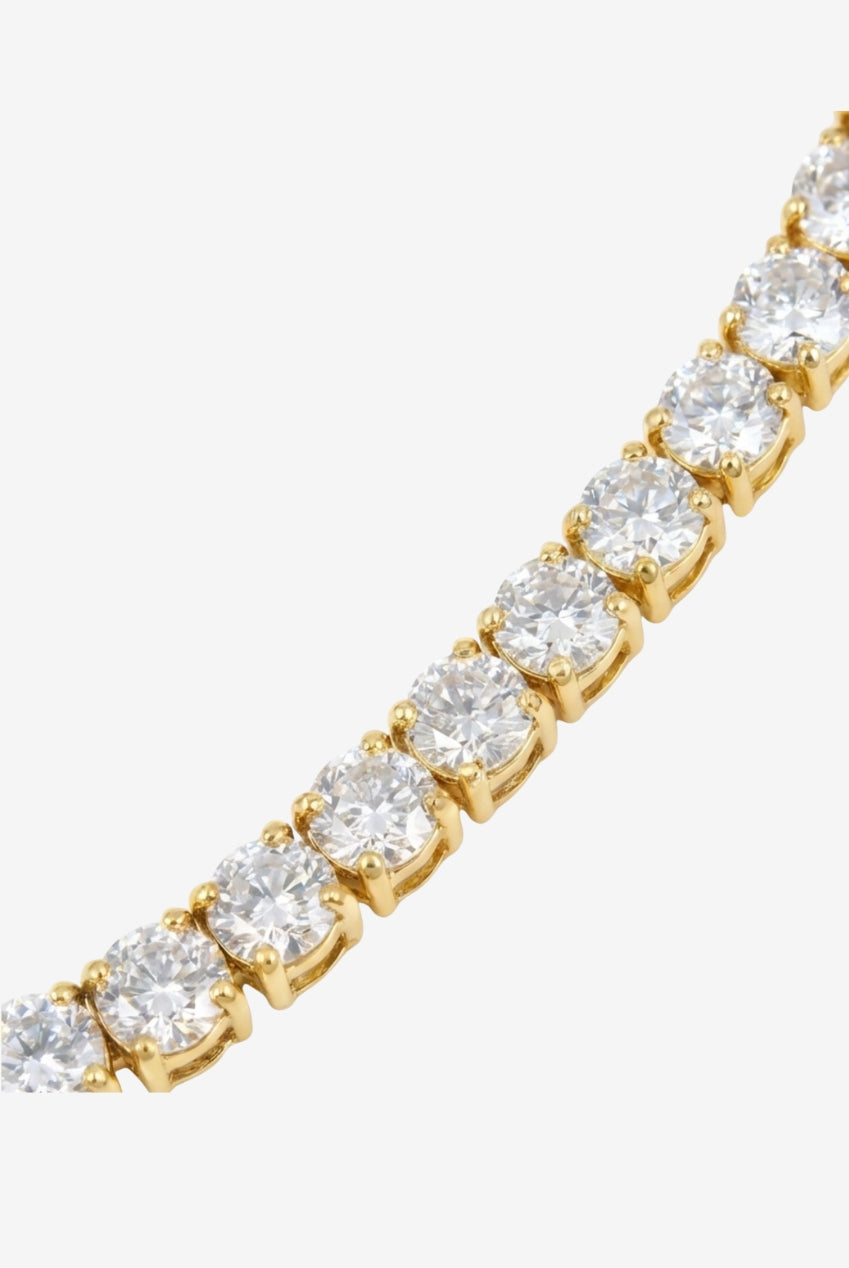 Shikaku Gold Stone Tennis Bracelet US01-10420