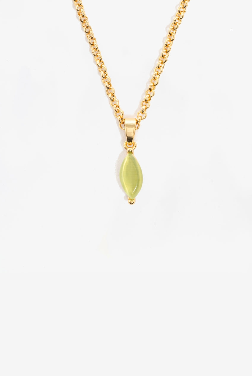 Nekomeishi Green Cats Eye Pendant US01-10468