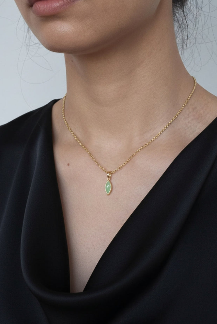 Nekomeishi Green Cats Eye Pendant US01-10468