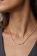 Nami Gold Wave Necklace by Uchi & Soto