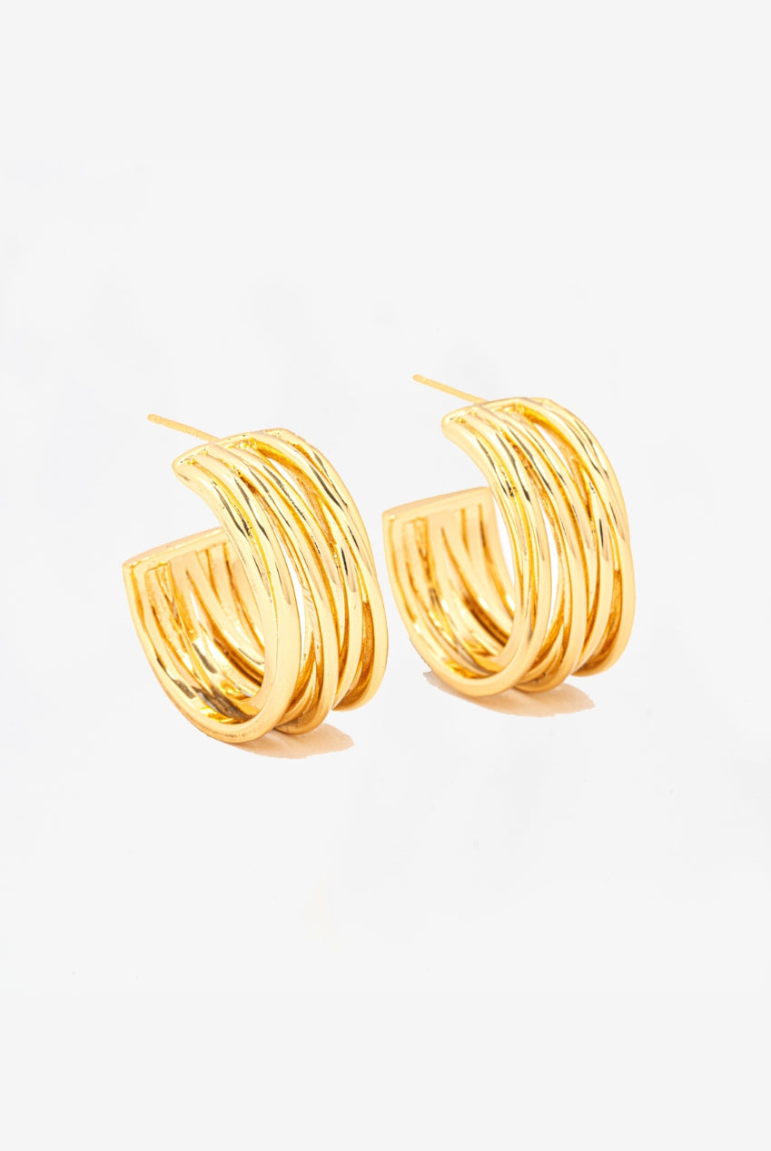 Nami Gold Twist Earrings US01-10734