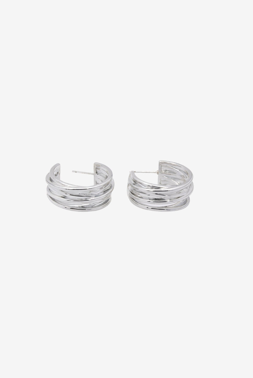 Nami Silver Twist Earrings US01-10741