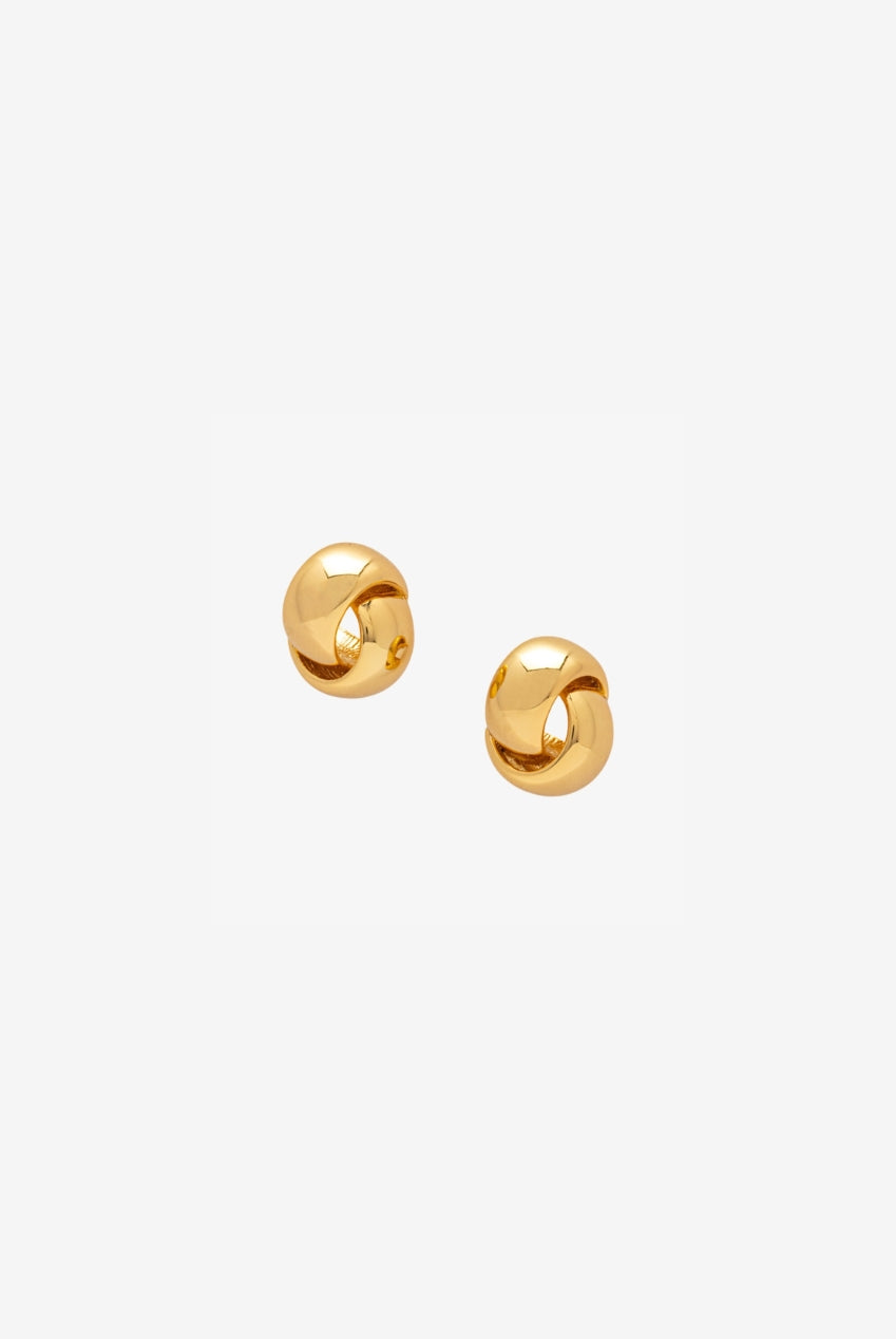 Kin Gold Knot Earrings US01-10925