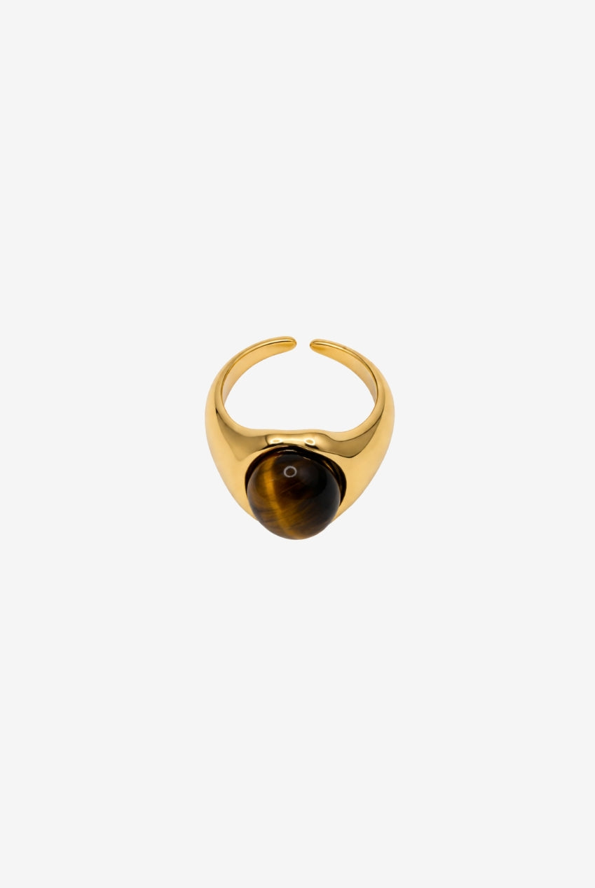 Nekomeishi Tigers Eye Ring US01-11526