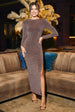 Sparkle Long Sleeve Bodycon Dress by Urban Touch