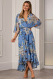 Urban Touch Kimono Wrap Floral Dress