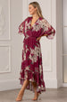 Urban Touch Kimono Wrap Floral Dress