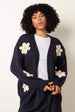Daisy Large Flower Cardigan by Blue Vanilla