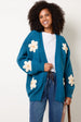Daisy Large Flower Cardigan by Blue Vanilla