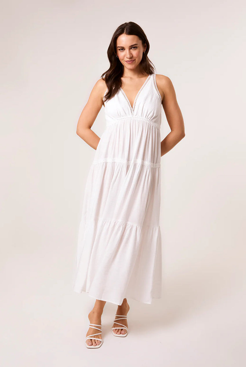 Maxi V Neck Dress WF5463BV014A