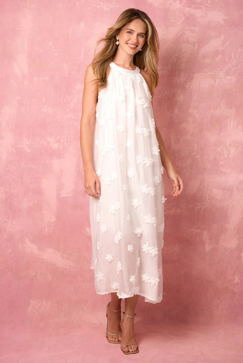 3D Floral Dress by Blue Vanilla