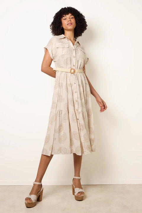 Paisley Print Dress by Blue Vanilla