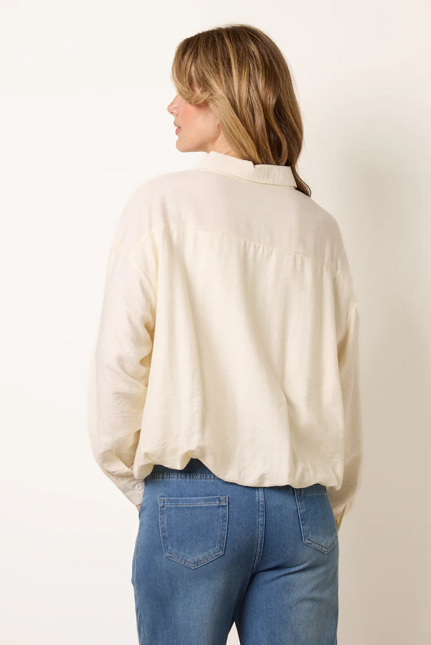 Relaxed Button-Up Shirt WF5780BV014