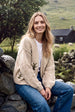 Flower Embroidery Cardigan by Blue Vanilla