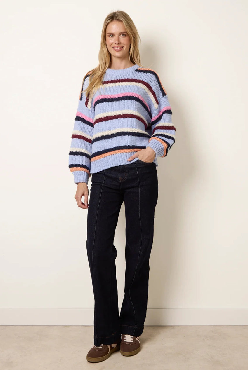 Chunky Knit Stripe Jumper WF5877BV002