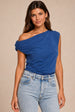 Willow Royal Blue Off The Shoulder Top by Honor Gold