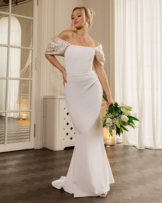 sachin and babi light blue dress Trumpet Wedding Dresses: 25 Beautiful Styles to Consider