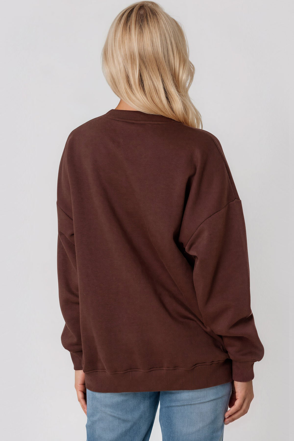 Brown Weekend Cotton Sweatshirt ALNL261412457