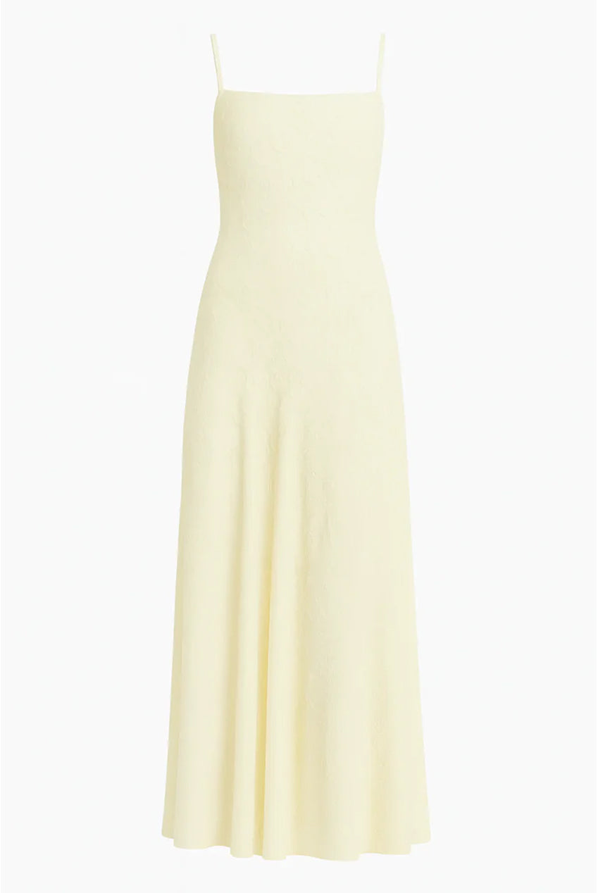 A-Line Jacquard Thin Adjustable Straps Maxi Dress AV-IMD2191