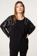 Embellished Shoulder Jumper by Blue Vanilla