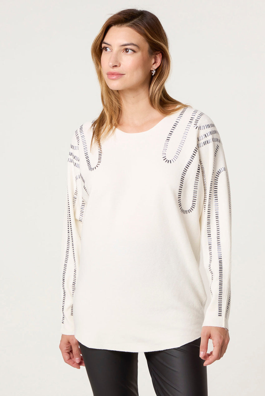 Embellished Shoulder Jumper AW25174B014