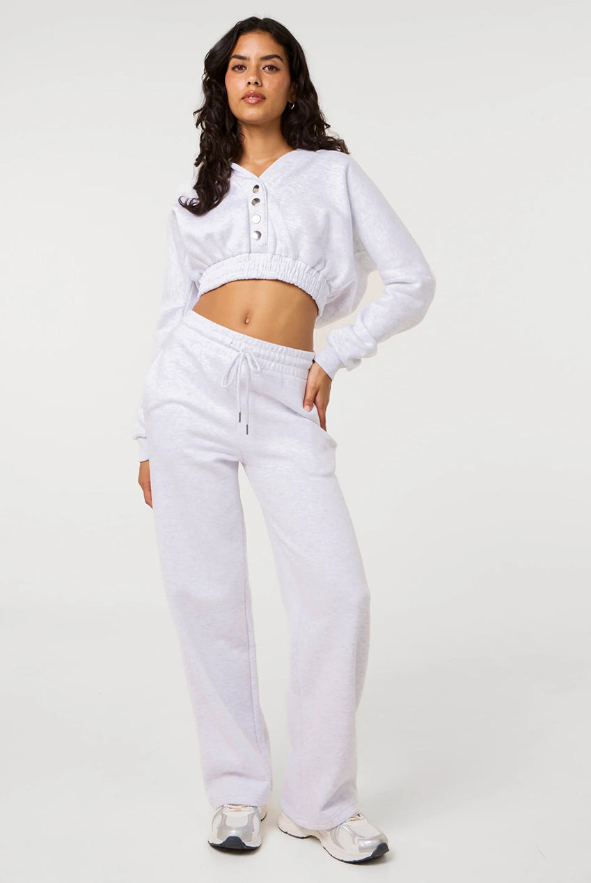 Fleece Lined Cropped Hoodie AW26004P268