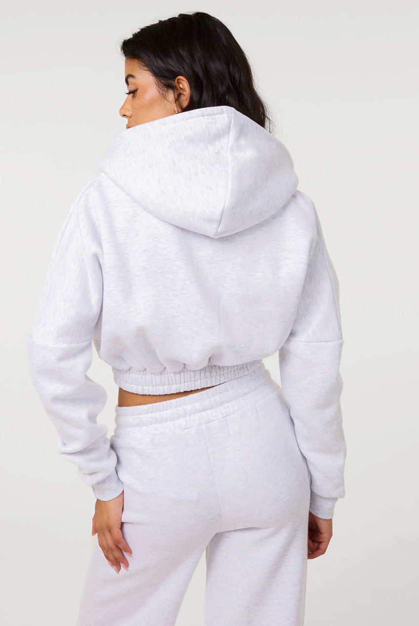 Fleece Lined Cropped Hoodie AW26004P268