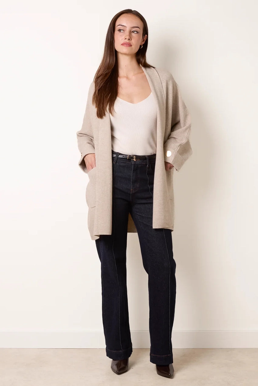 Heavy Knit Cardigan AW26023B001
