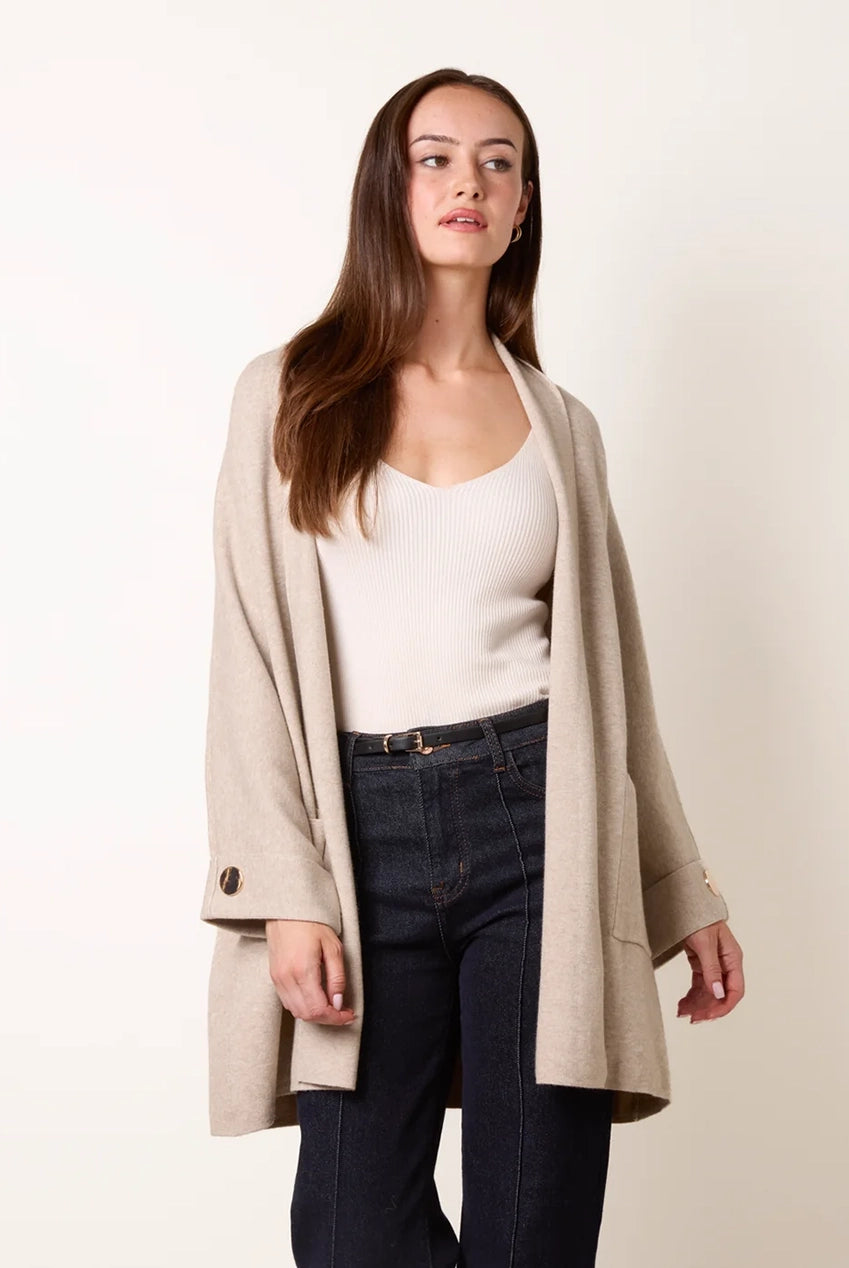 Heavy Knit Cardigan AW26023B001