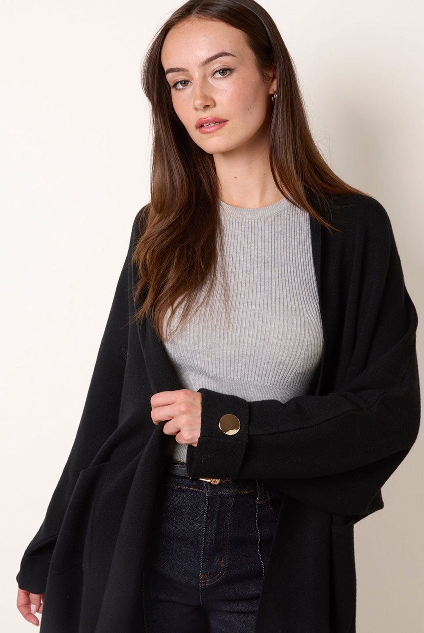 Heavy Knit Cardigan AW26023B003