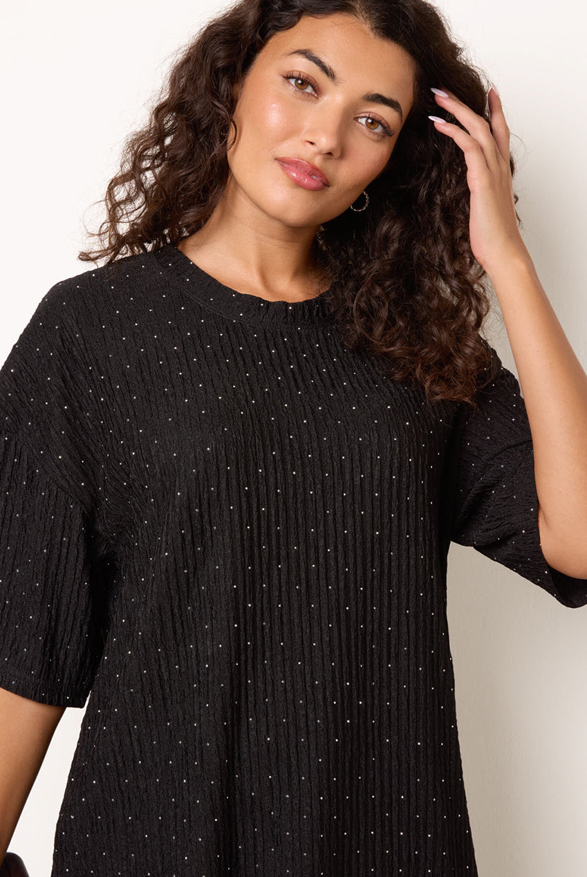 Diamante Textured Top AW26026B003