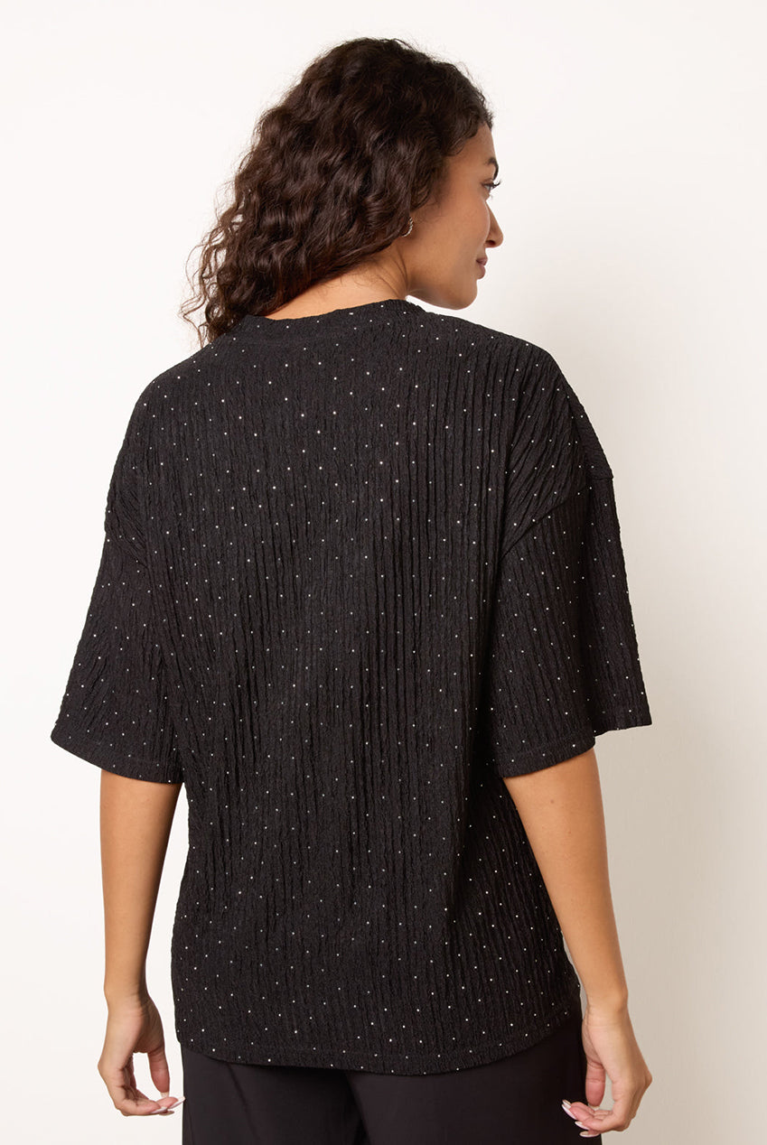 Diamante Textured Top AW26026B003