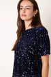Velvet Sequin Tee by Blue Vanilla