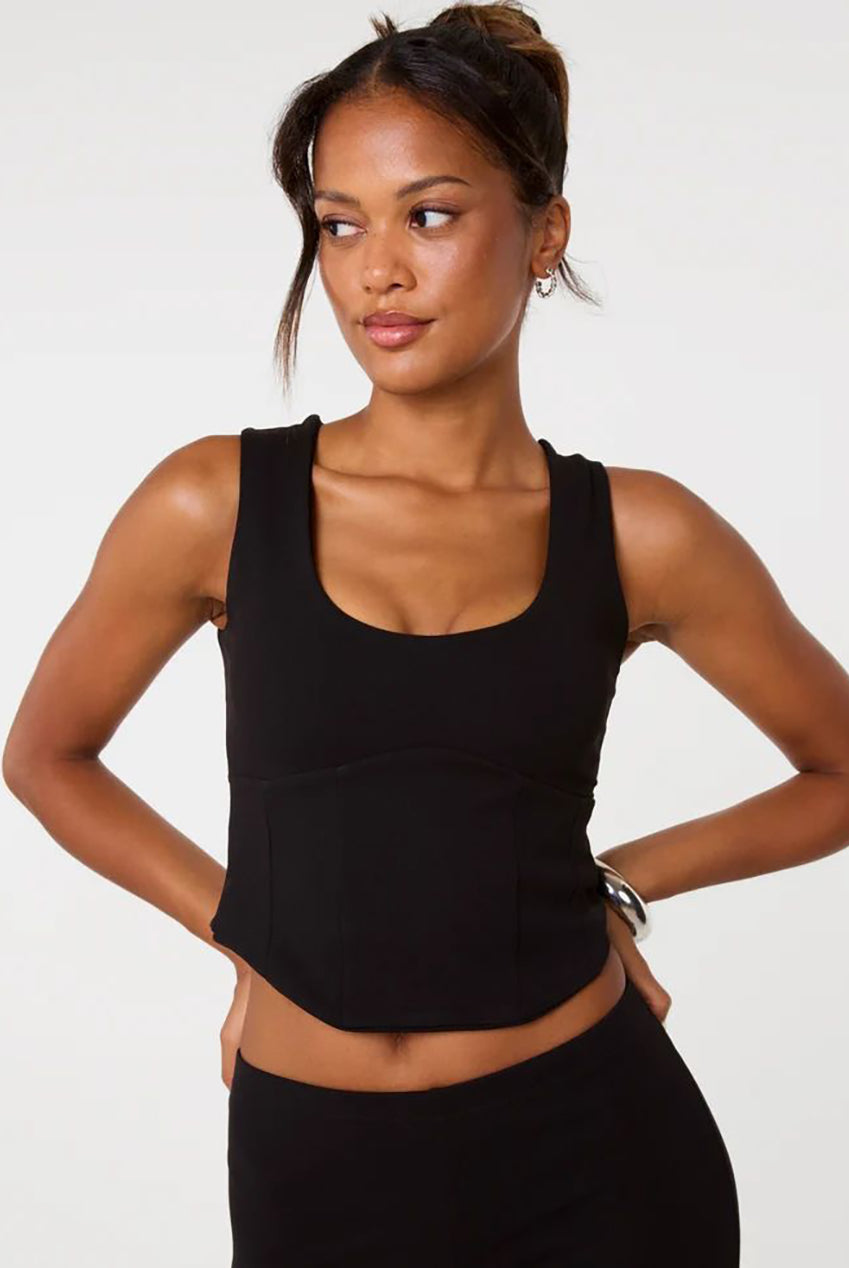 Ponte Corset Detail Top AW26149P003