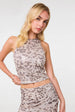 Animal Sequin Tank Top by Pink Vanilla