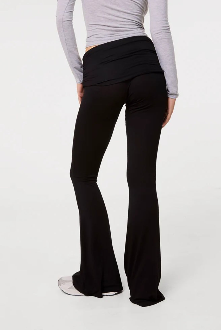 Fold Over Waist Lounge Flares AW26164P003