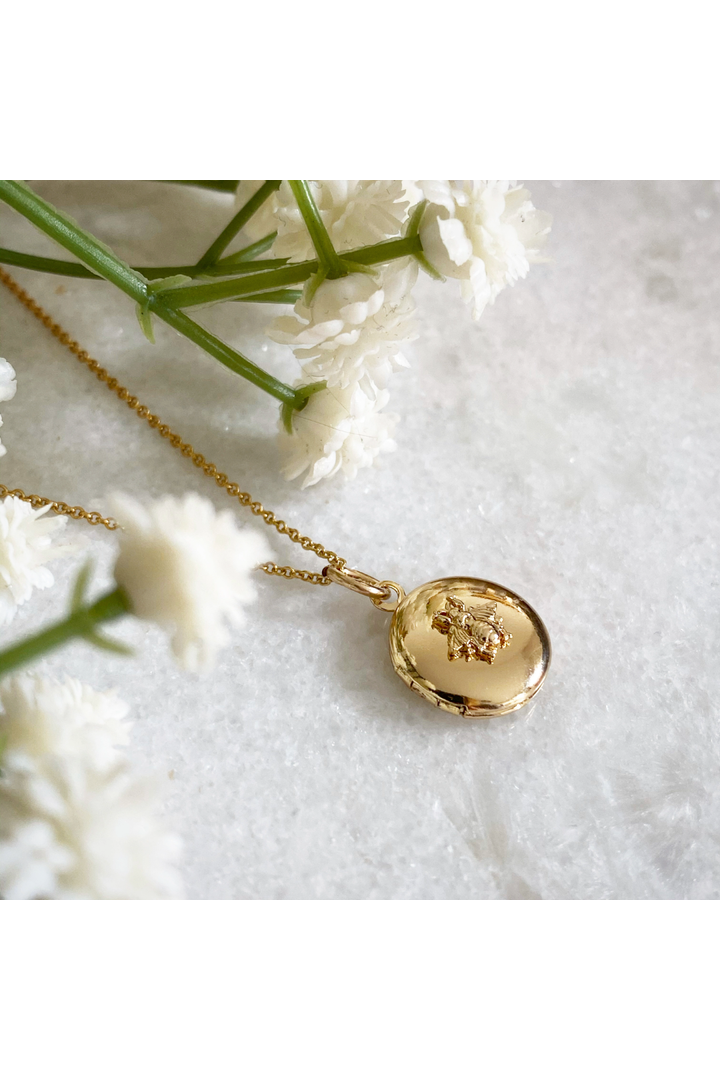 Gold Bee Locket GoldBee