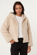 Faux Fur Hooded Jacket by Blue Vanilla