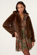 Faux Fur Hooded Jacket by Blue Vanilla