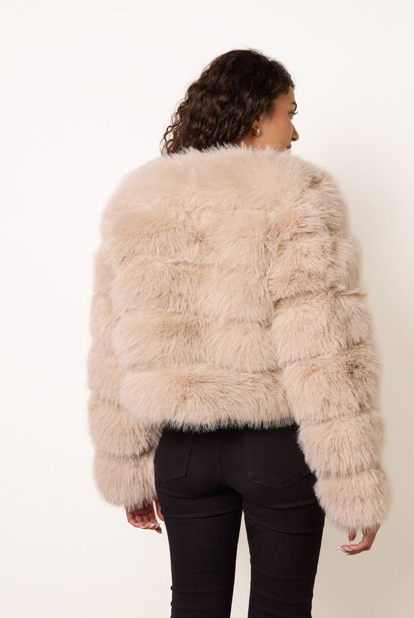 Faux Fur Short Coat BV261125039