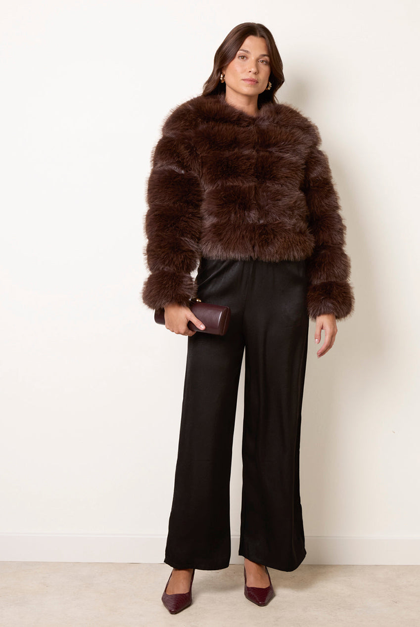 Faux Fur Short Coat BV261125030