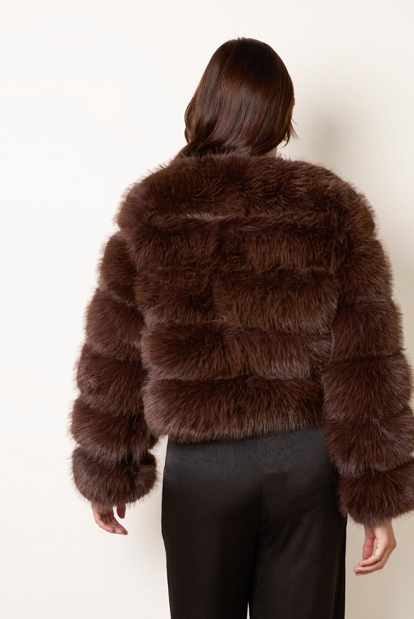 Faux Fur Short Coat BV261125030