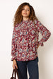 Frill Neck Smock Top by Blue Vanilla