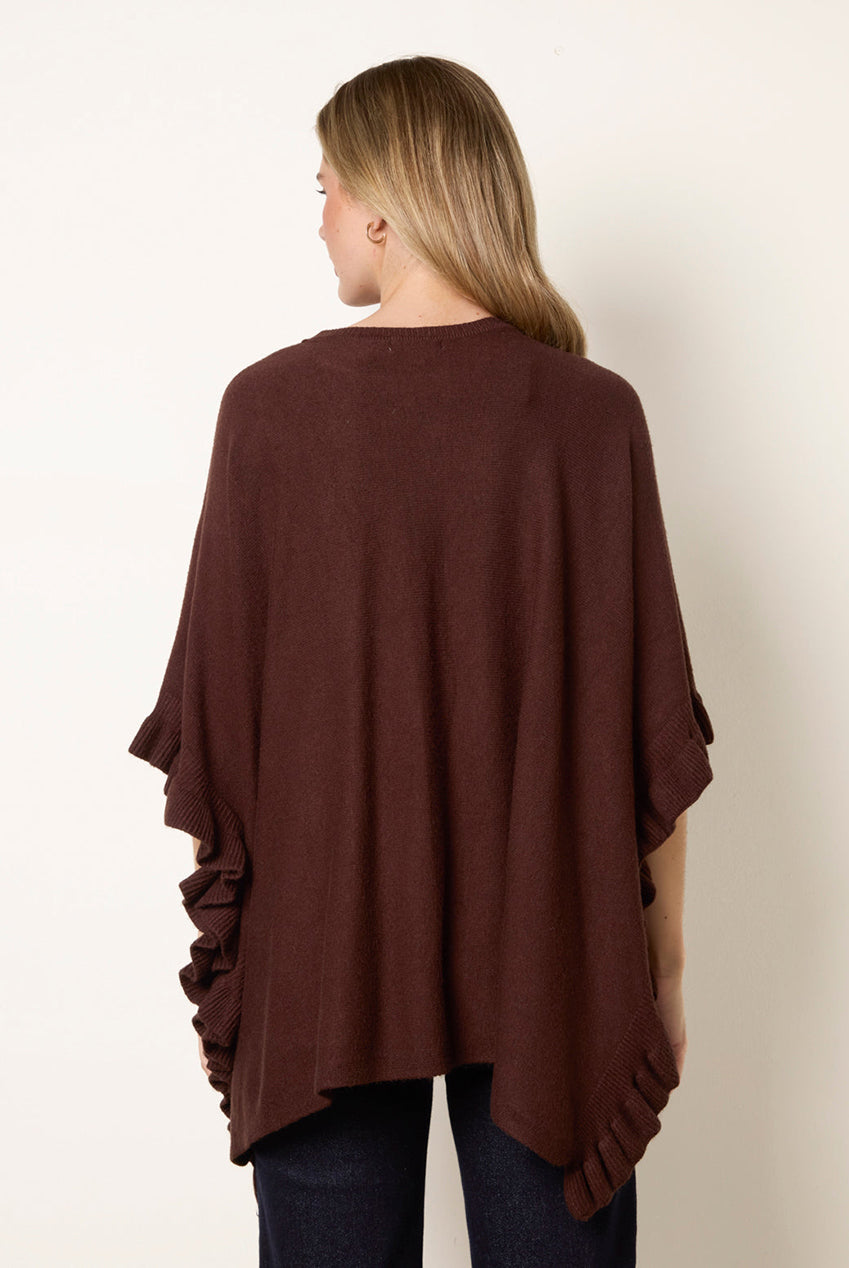 Frill Detail Pocket Cape BV261570444