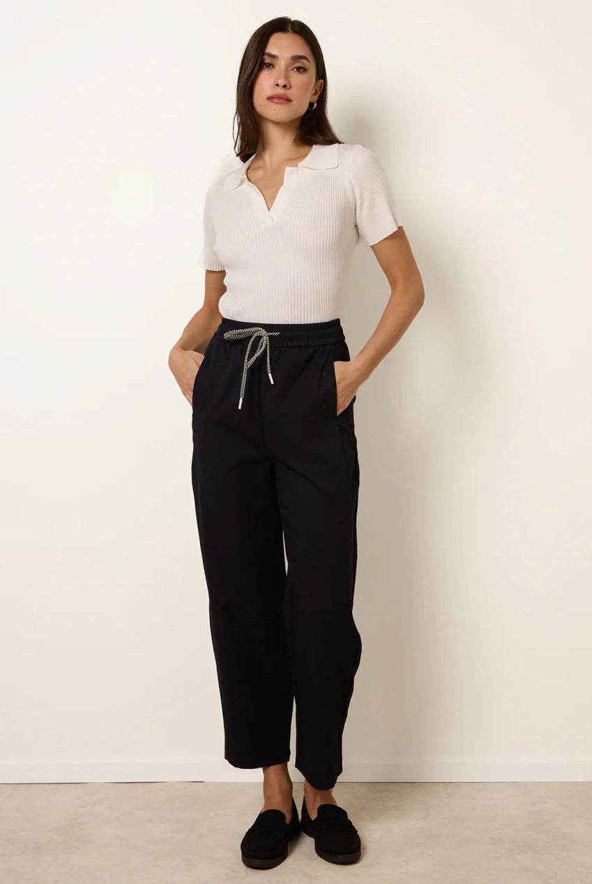 Elastic Waist Drawstring Trousers BV269210008